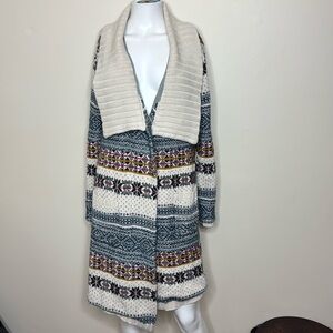 By Eloise long cardigan duster sweater XS/S Anthropologie